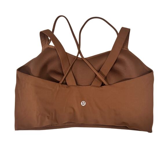 Lululemon Like a Cloud Longline Bra Brown Size 10 (No Tag, D Cup Fit) - Picture 4 of 6